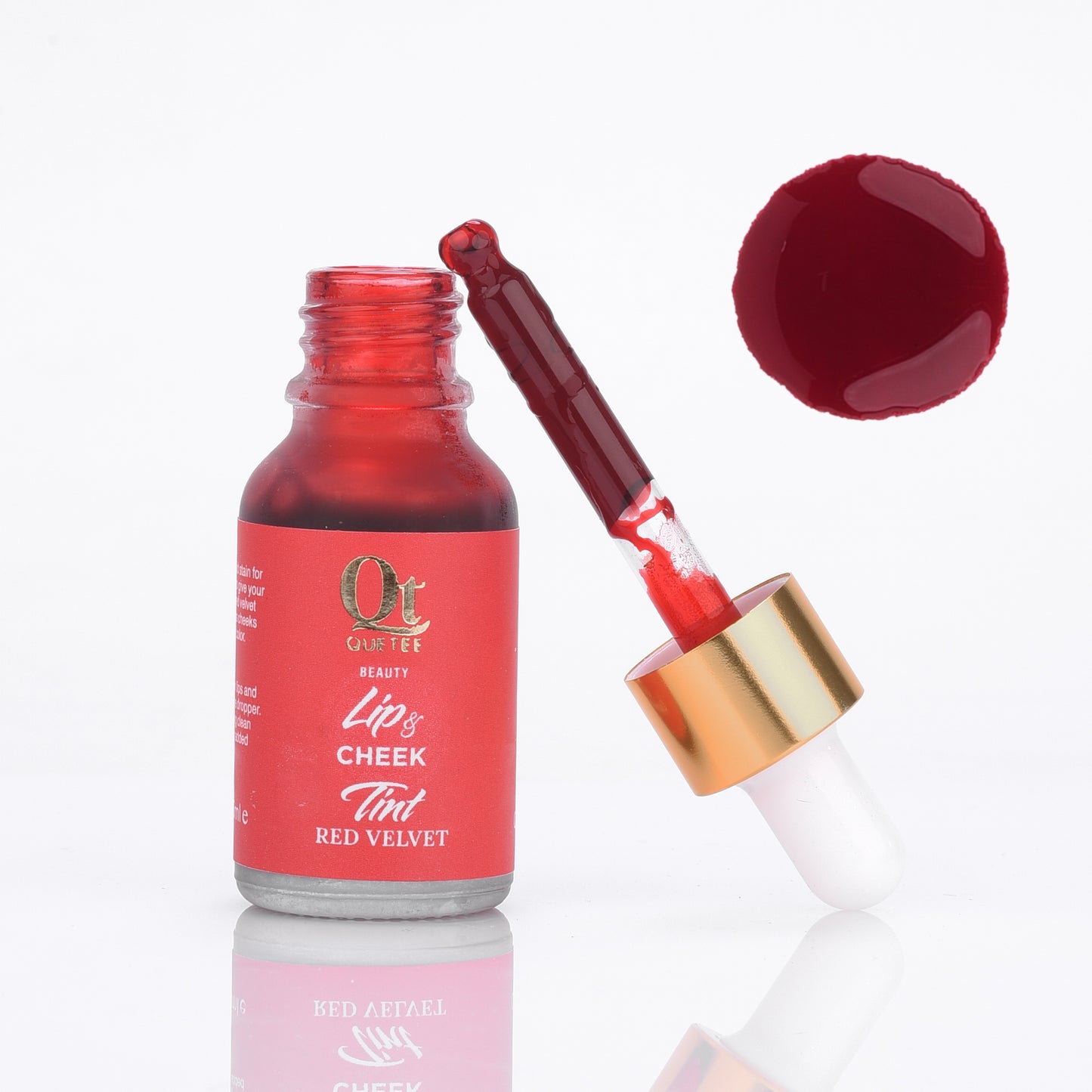 Quetee  Beauty  Lip & cheek Tint (Red valvet)