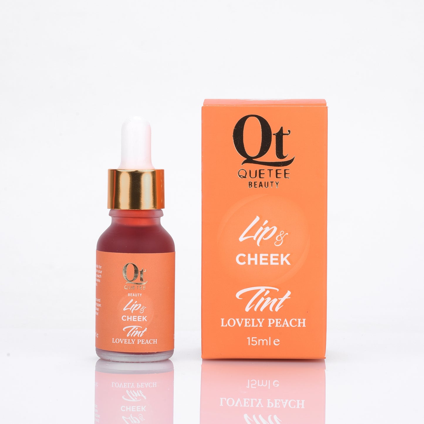 Quetee  Beauty  Lip & cheek Tint (Lovely Peach)