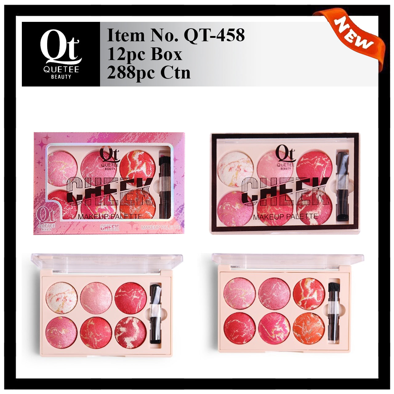 Quetee 6pc Blusher