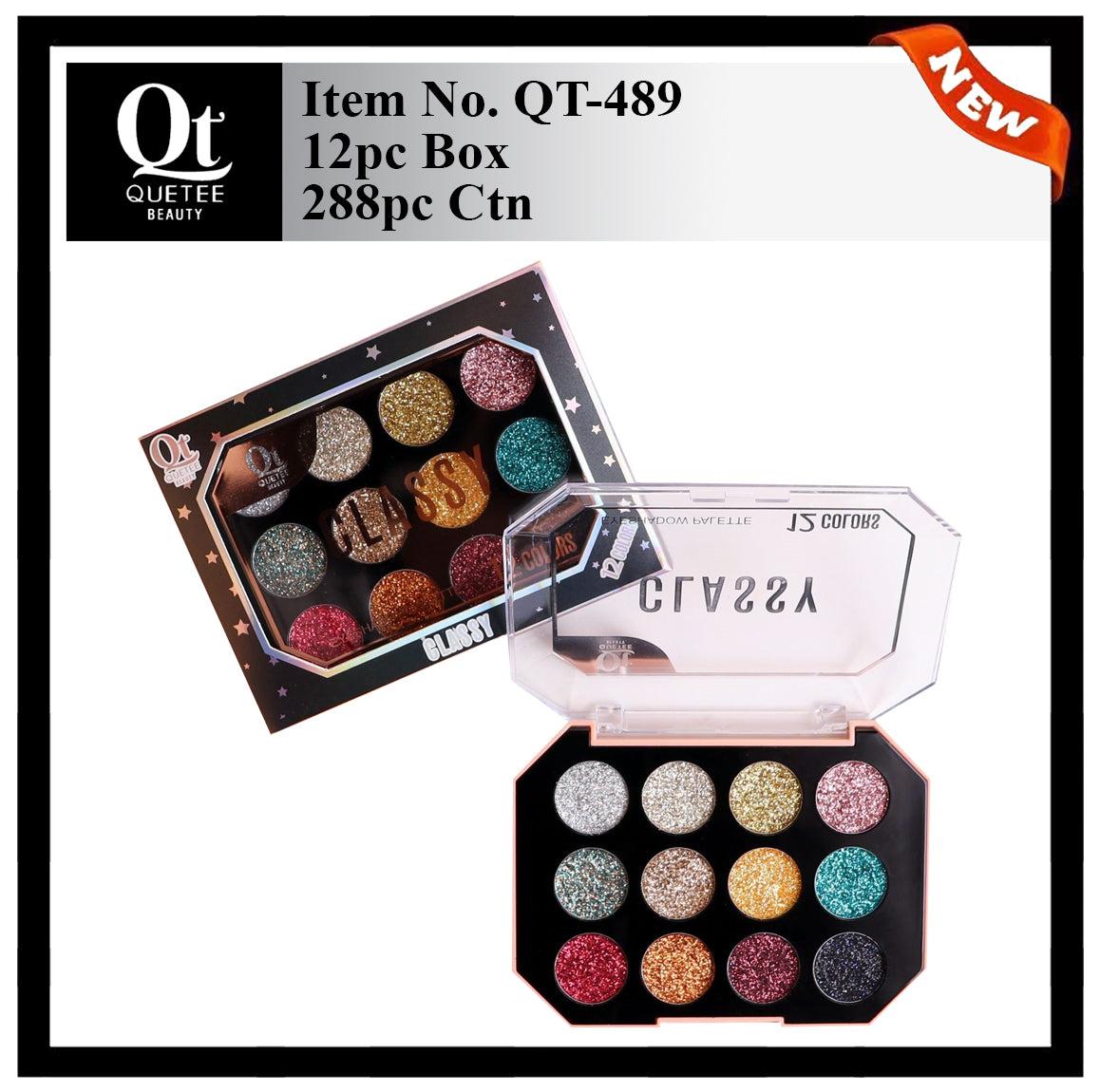 Quetee 12 Colors classy makeup palette