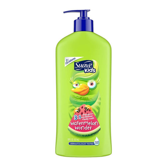 SUAVE KIDS SHAMPOO WATER MELON 3IN1 532ML