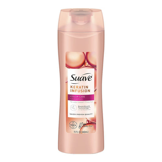 SUAVE SHAMPOO KERATIN COLOR CARE 373 ML