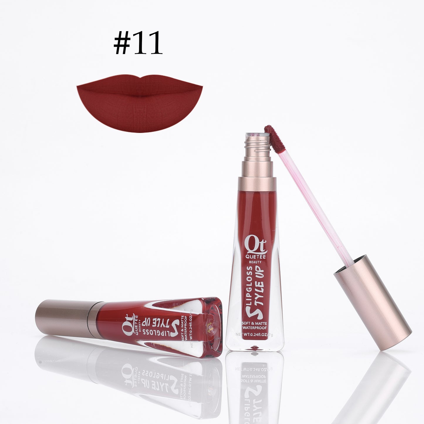 Quetee styl up lip gloss #11