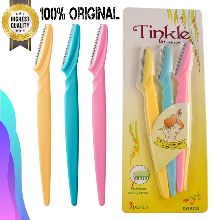 TINKLE EYE BROW RAZOR 3 PCS