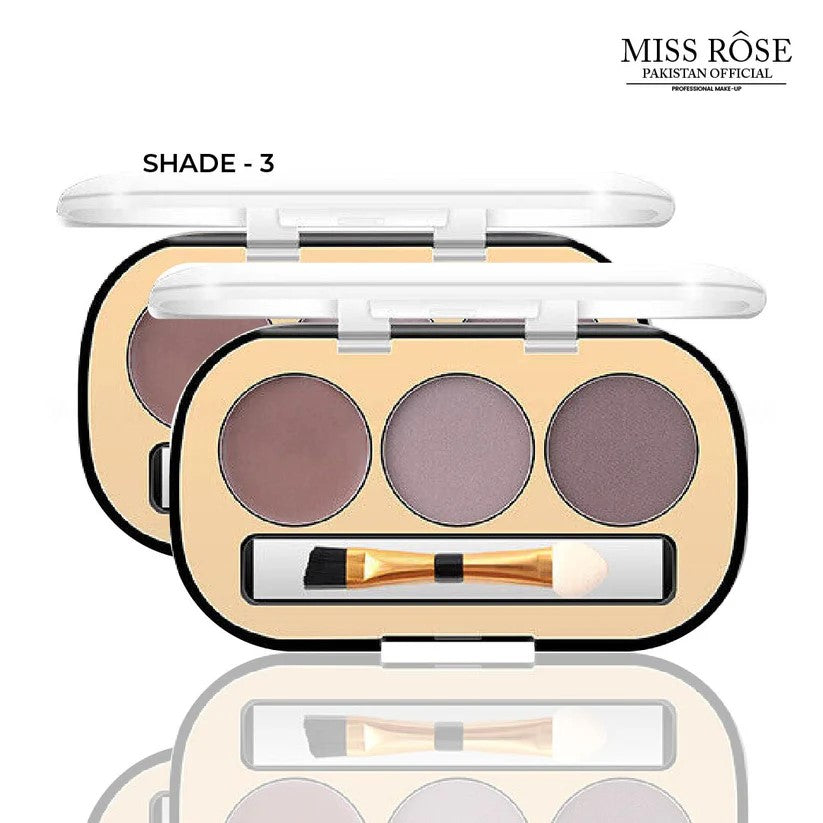 Miss Rose 3 Colors Eyebrow Powder