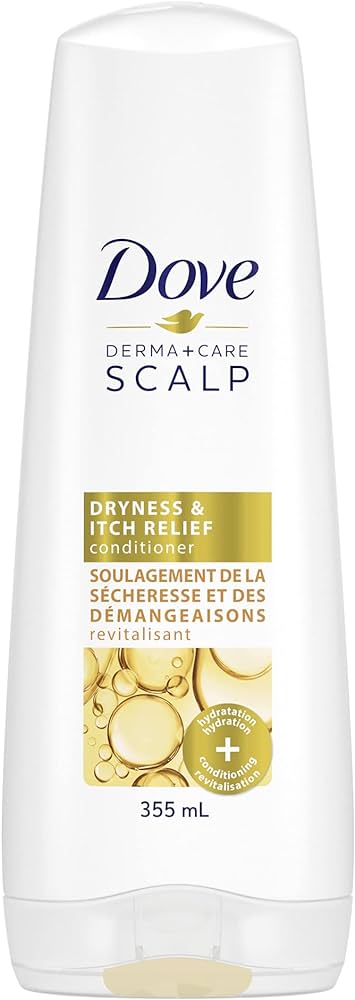 DOVE DERMA SCALP DRYNESS + ITCH RELIEF CONDITIONER - 355ML