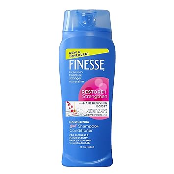 Finesse Restore + Strengthen Moisturizing 2 In 1 Shampoo And Conditioner 24oz