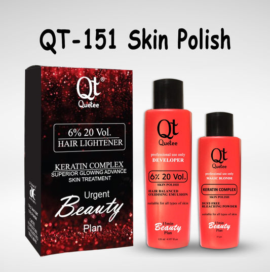 Quetee Hair Lightener Keratin Complex Skin Polish