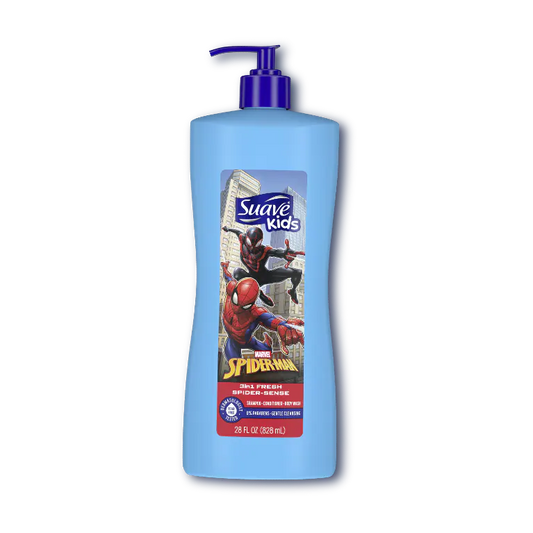 SUAVE KIDS SHAMPOO SPIDER MAN 3 IN 1 828 ML