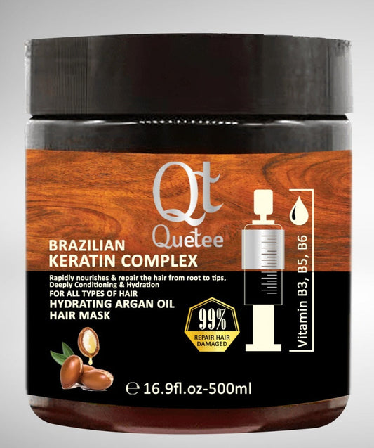 Quetee Brazilian Keratin Complex Hydrating Argan Oil Hair Mask