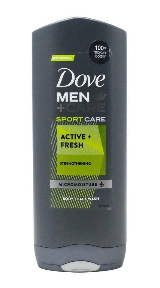 DOVE MEN BODY WASH ACTIVE FRESH 400ML