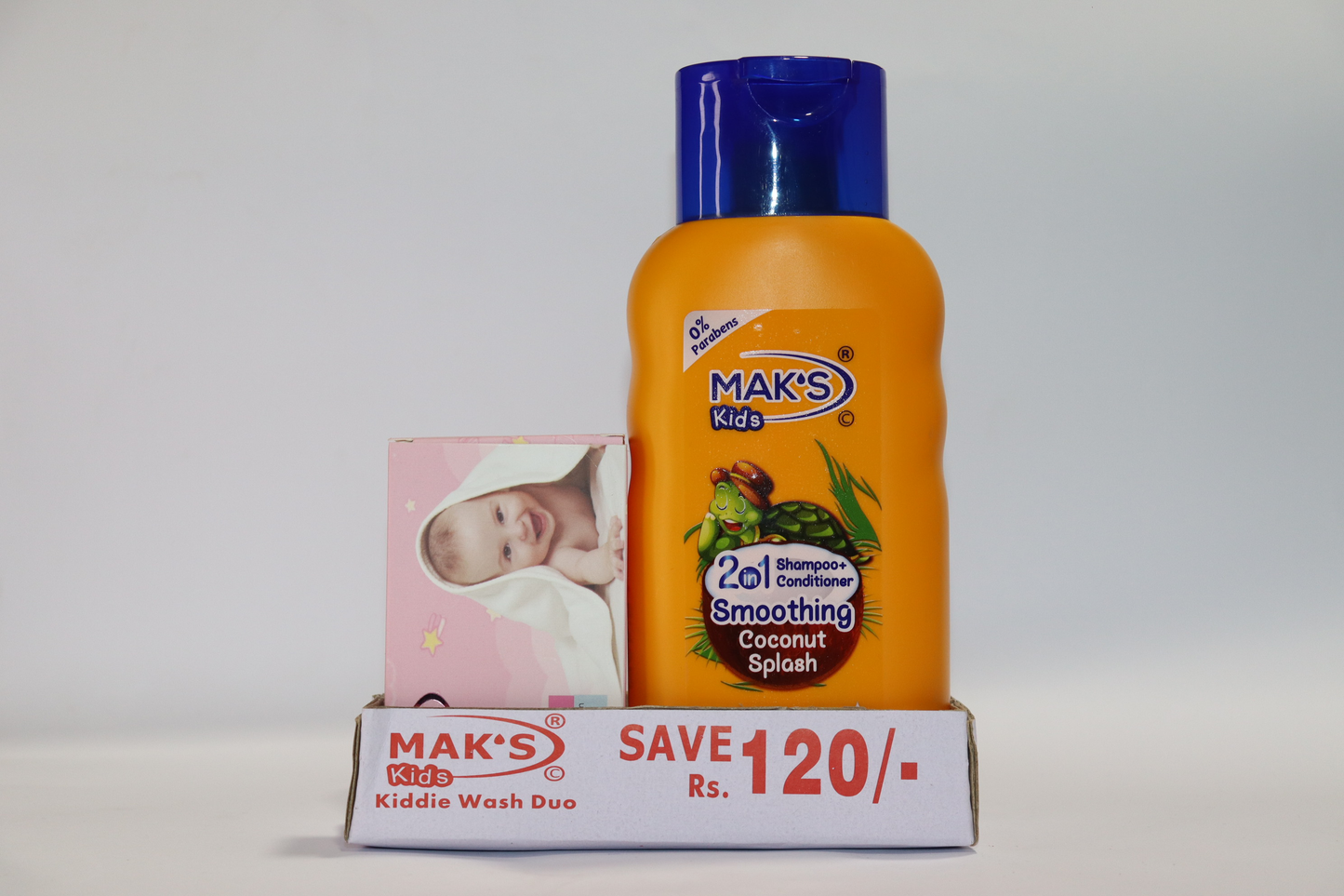 MAKS Kids 2 in 1 Coconut Splash with Free Soap