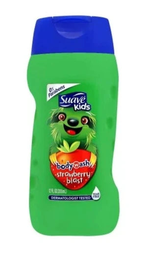 SUAVE KIDS BODY WASH STRAWBERRY BLAST 355ML