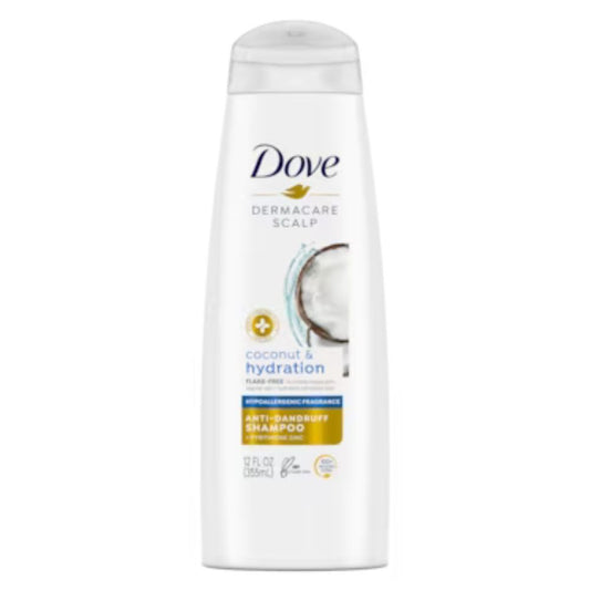 Dove DermaCare Scalp Coconut and Hydration Anti-Dandruff Shampoo - 355ml