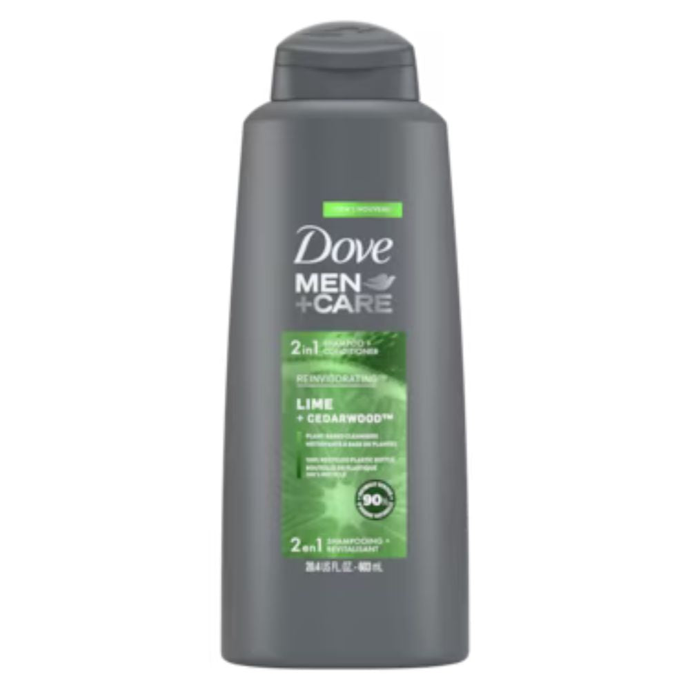 Dove Men+Care Lime + Cedarwood  2in1 Shampoo + Conditioner 355 ml