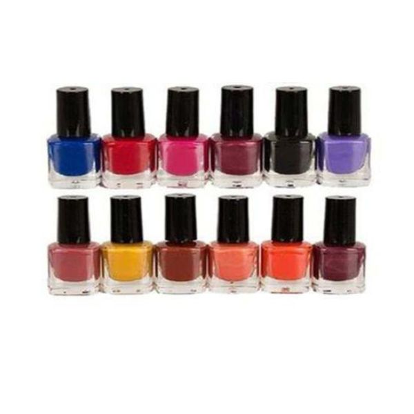 Pack of 12 & 24 Peel Off Nail Paints Nail Polish - Multi color