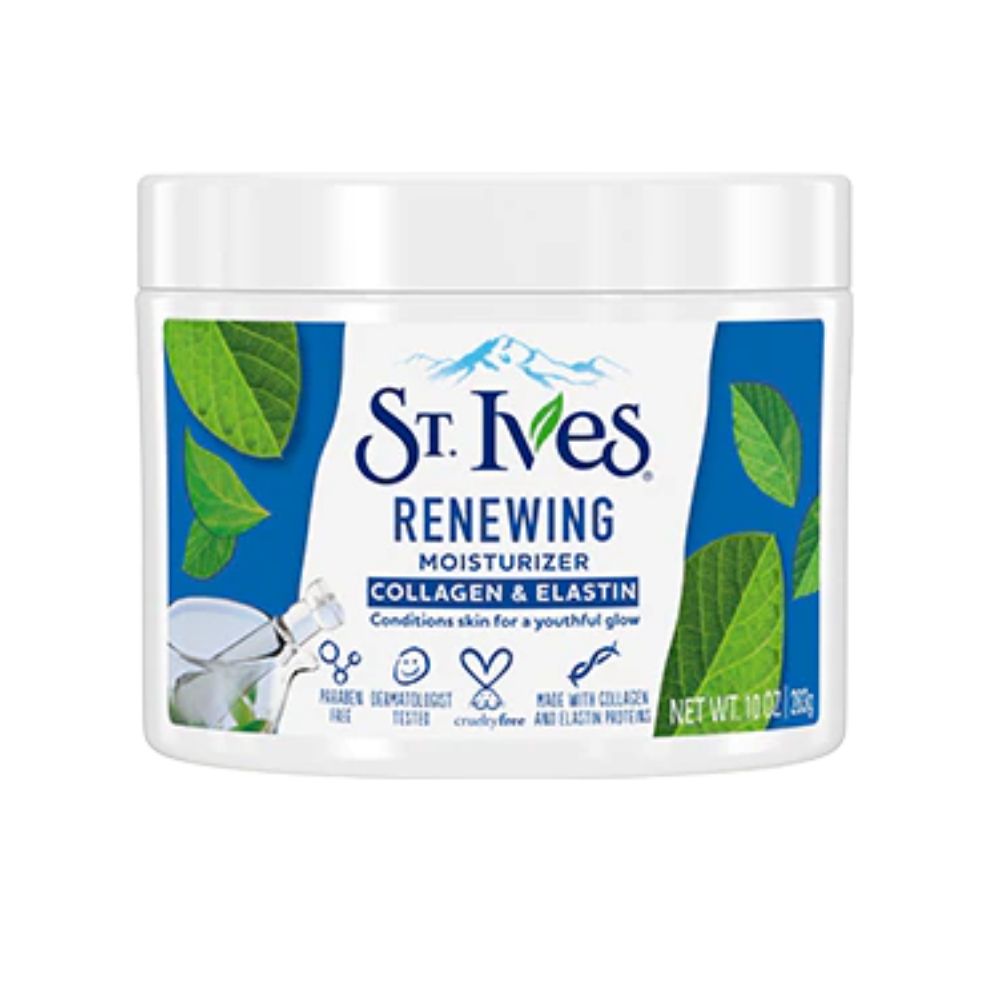 ST.IVES RENEWING MOISTURIZER COLLAGEN ELASTIN JAR 283G