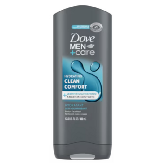 Dove Men+Care Body Face Wash Clean Comfort - 400ml