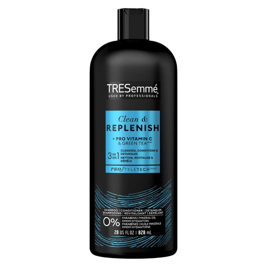 TRESEMME SHAMPOO CLEAN & REPLENISH 3 IN 1 828ML