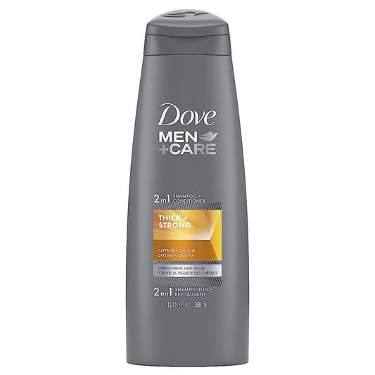 DOVE MEN SHAMPOO THICK & STRONG 2 IN 1 355 ML