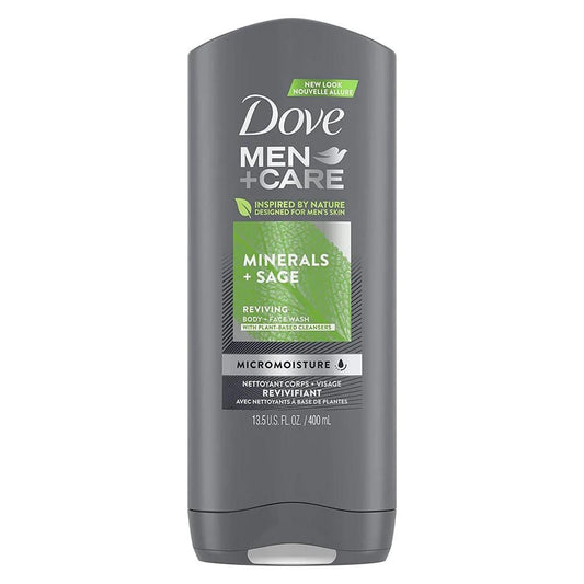 DOVE  MINERALS+SAGE  FACE & BODY WASH 400 ml