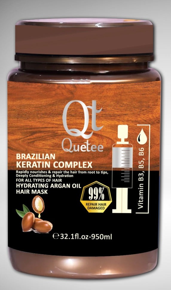 Quetee Brazilian Keratin Complex Hydrating Argan Oil Hair Mask