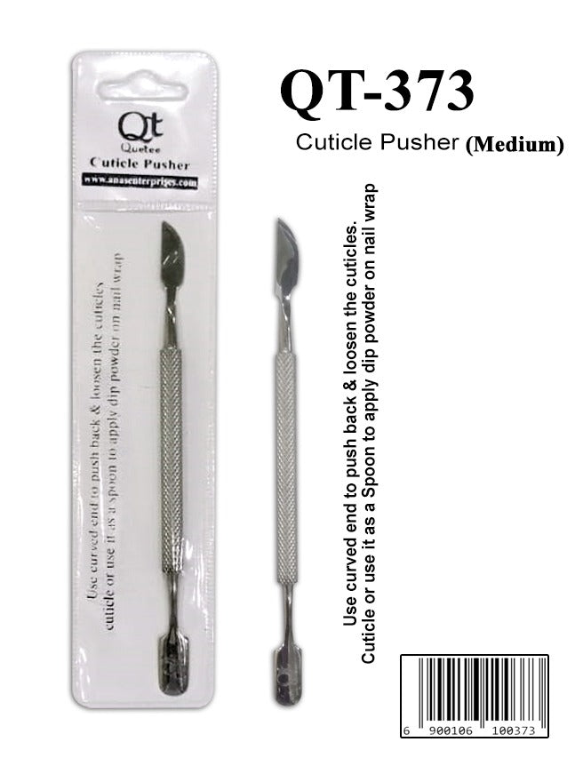 Quetee Stainless Steel Cuticle Pusher