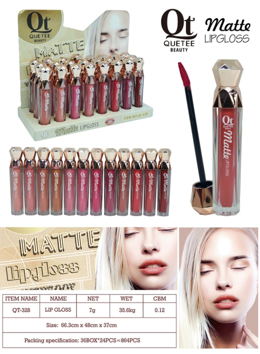 Quetee Beauty velvet matte lip gloss