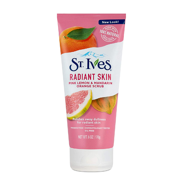 St Ives Scrub, Even &amp; Bright Pink Lemon &amp; Mandarin Orange 6oz freeshipping - thehimherstore