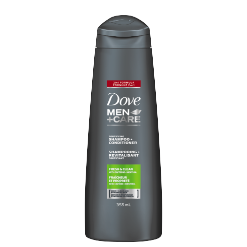 Dove Men+Care Fresh &amp; Clean Fortifying 2-in-1 Shampoo and Conditioner - 350ml freeshipping - thehimherstore