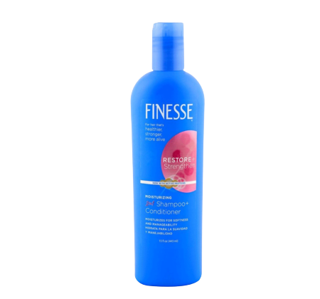 Finesse Restore + Strengthen Moisturizing 2 In 1 Shampoo And Conditioner 15oz freeshipping - thehimherstore