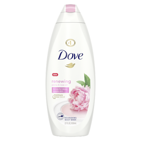 Dove Renewing Body Wash with Peony and Rose Oil - 650ml freeshipping - thehimherstore