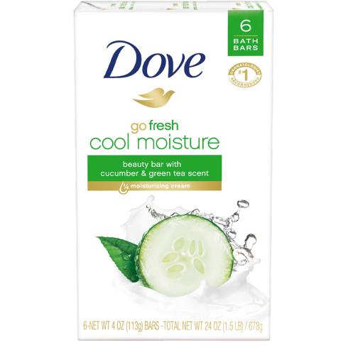 Dove Beauty Bar Go Fresh Cool Moisture - 120gm freeshipping - thehimherstore