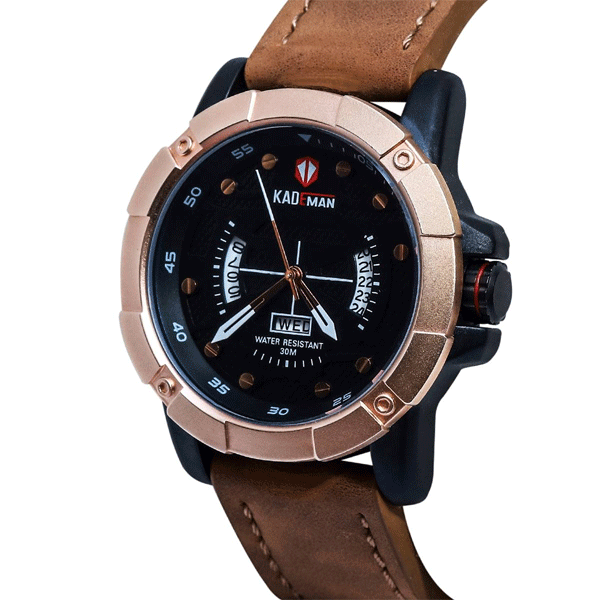 Kademan watch best sale water resistant 30m