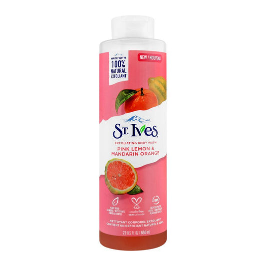 ST.IVES BODY WASH PINK LEMON & ORANGE 650 ML