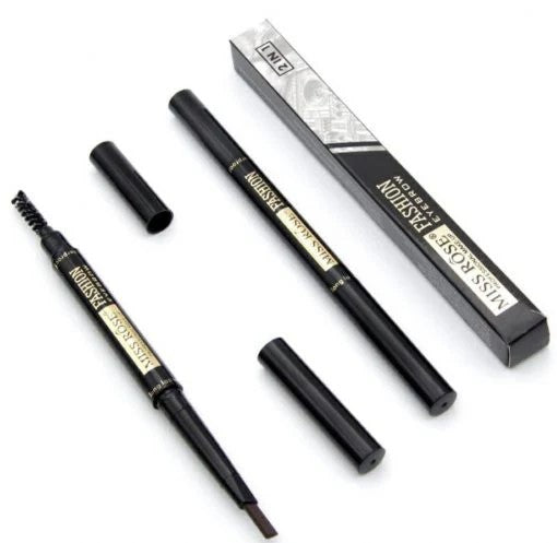 Miss Rose Eye Brow Pencil With Spoolie Brush 2 in 1