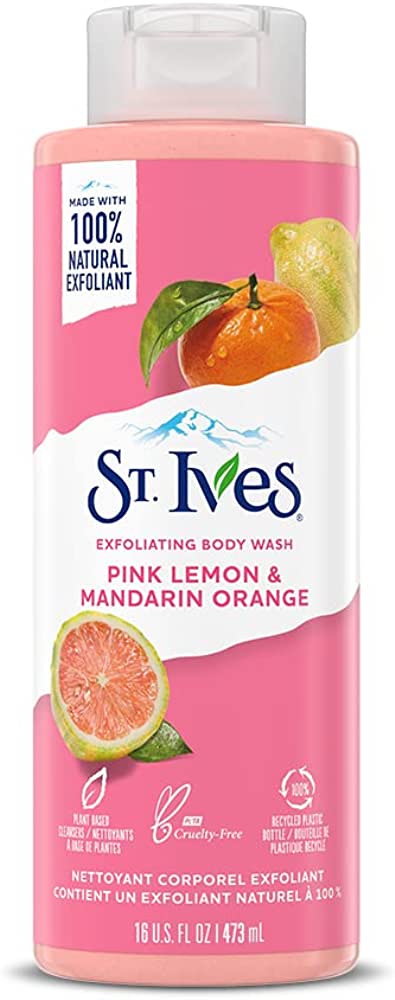 ST.IVES BODY WASH PINK LEMON & MANDAR 473ML