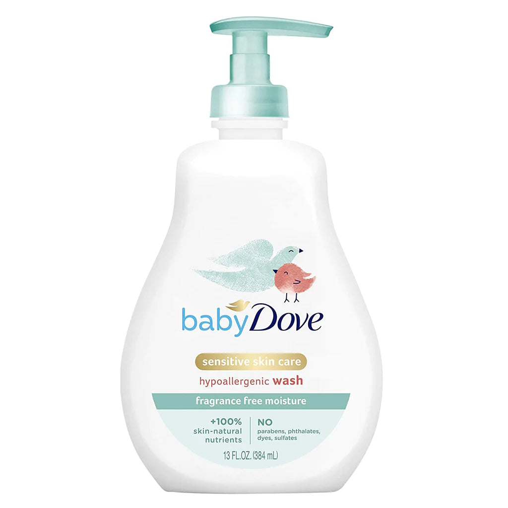 Dove Baby Wash Fregrance Free Moisture 13 oz 384ML