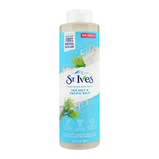 ST.IVES BODY WASH SEA SALT & PACIFIC KELP 650ML