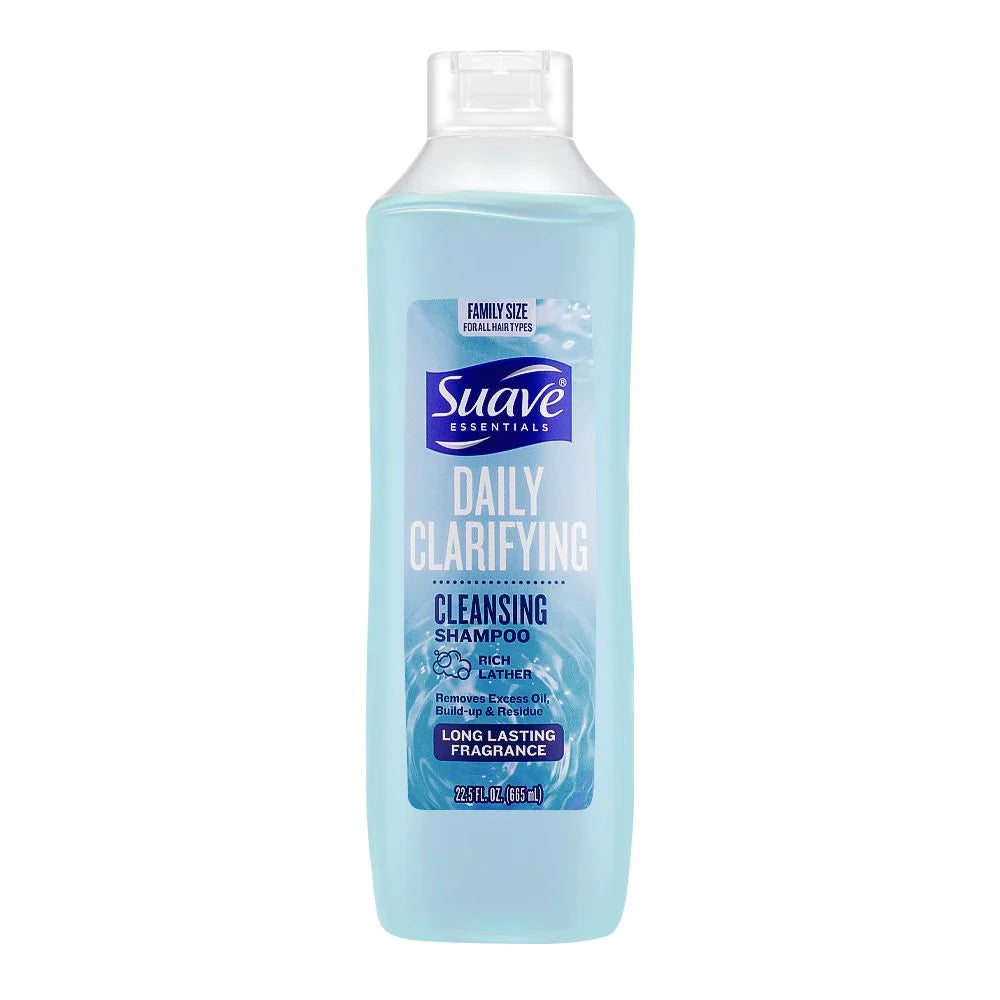 SUAVE SHAMPO DAILY CLARIFYING- 665ML 22OZ