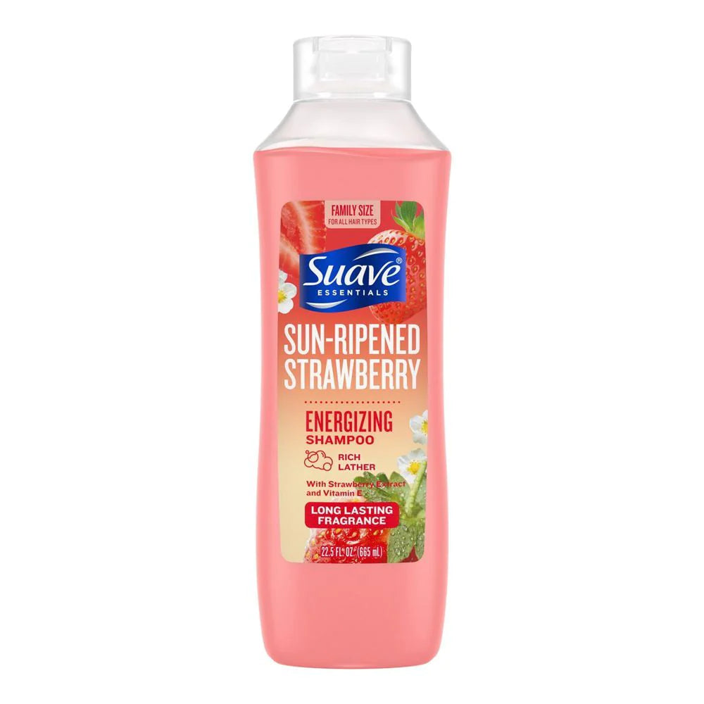 SUAVE SHAMPOO STRAWBERRY 665ML 22OZ