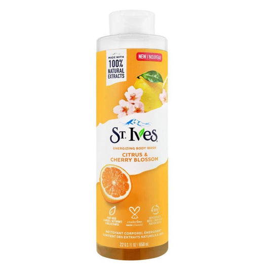 St.Ives Energizing Body Wash Citrus & Cherry Blossom 650 ml