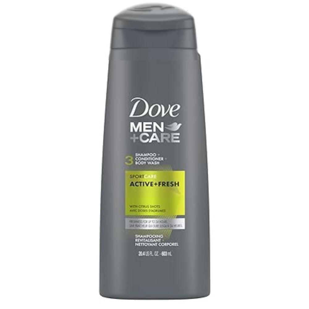 DOVE MEN CARE SHAMPOO SPORT CARE ACTIVE FRESH 3IN1 355 ML