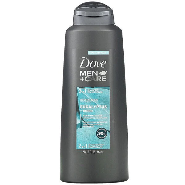 Dove Men Care Revitalizing blue Eucalyptus 2 in 1 Shampoo 600 ml