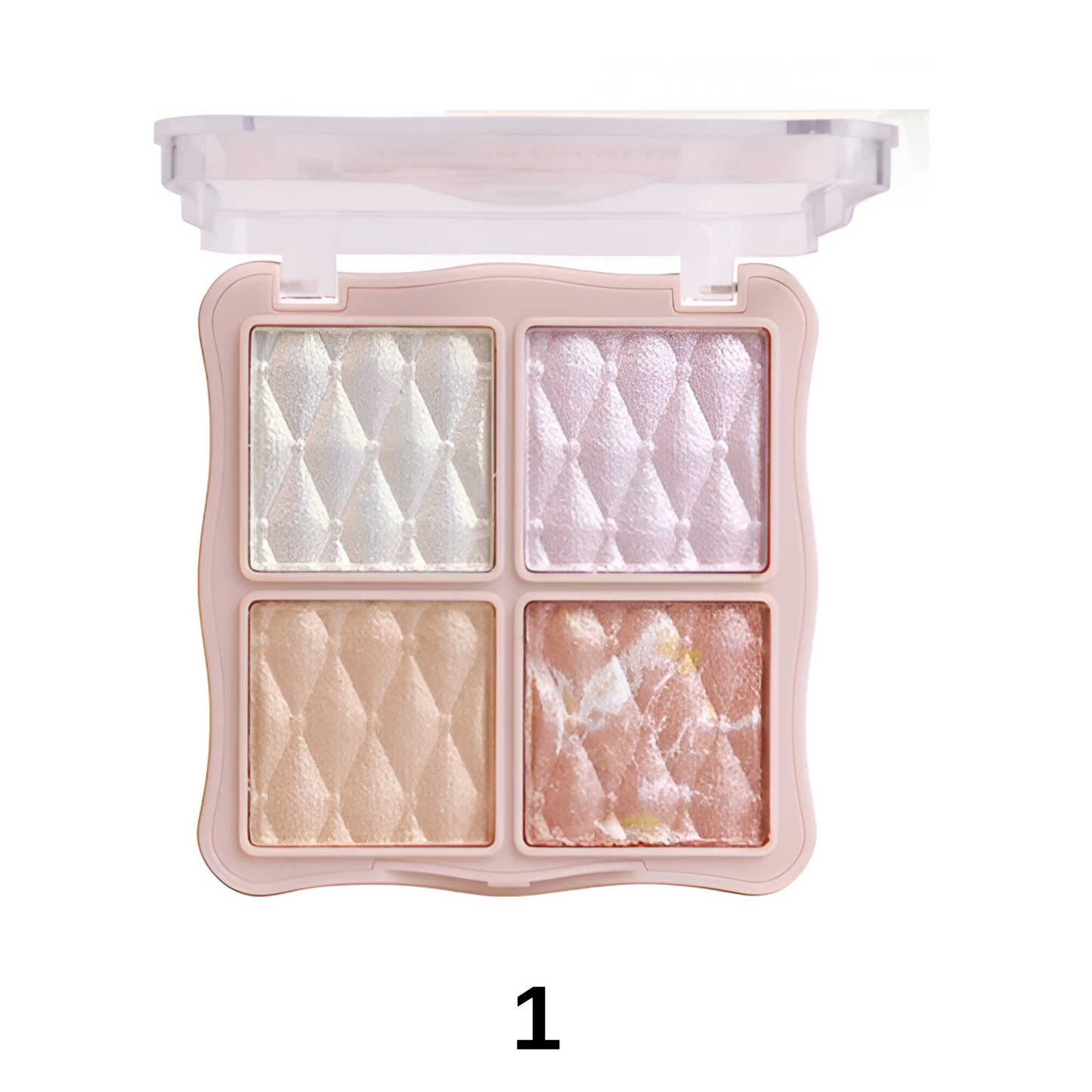 Quetee 4 in 1 baked powder makeup kit