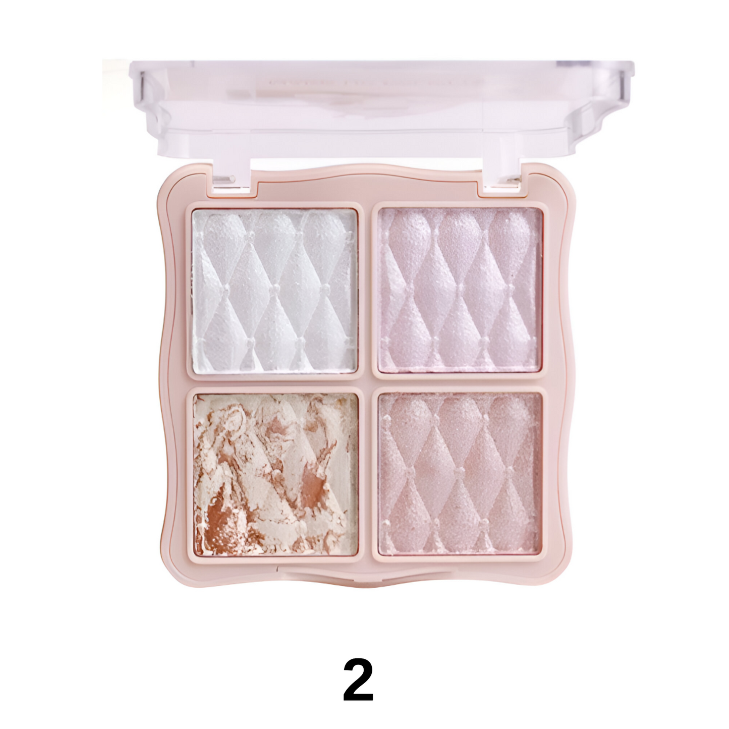 Quetee 4 in 1 baked powder makeup kit