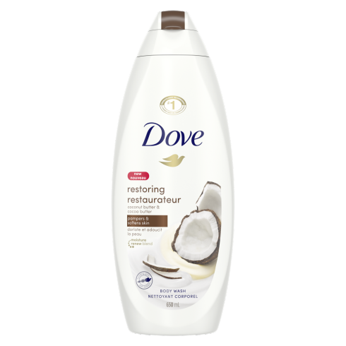 Dove Restoring Body Wash with Coconut Butter and Cocoa Butter - 650ml freeshipping - thehimherstore