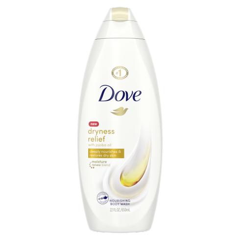 Dove Dryness Relief Body Wash with Jojoba Oil - 650ml freeshipping - thehimherstore
