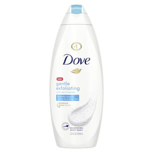 Dove Gentle Exfoliating Body Wash with Sea Minerals - 650ml freeshipping - thehimherstore