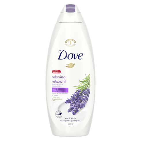 Dove Relaxing Body Wash with Lavender and Chamomile - 650ml freeshipping - thehimherstore